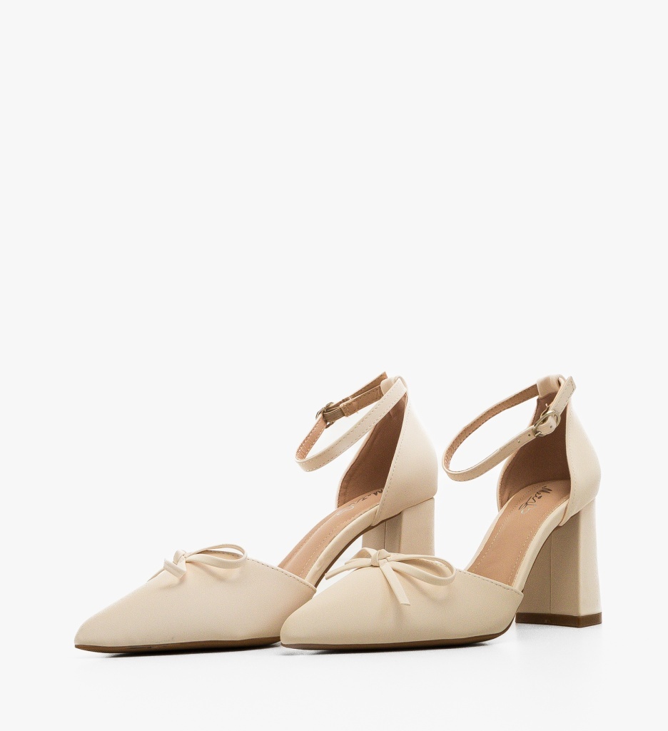 Pantofi Dama Pierce Bej Eleganți - imagine 5