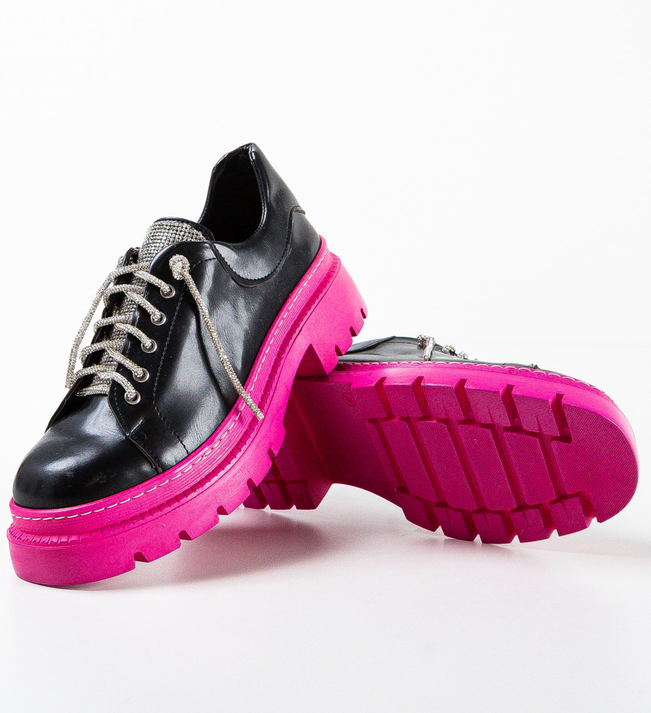 Pantofi Casual Dama Friday Negri | Confort & Stil - imagine 5