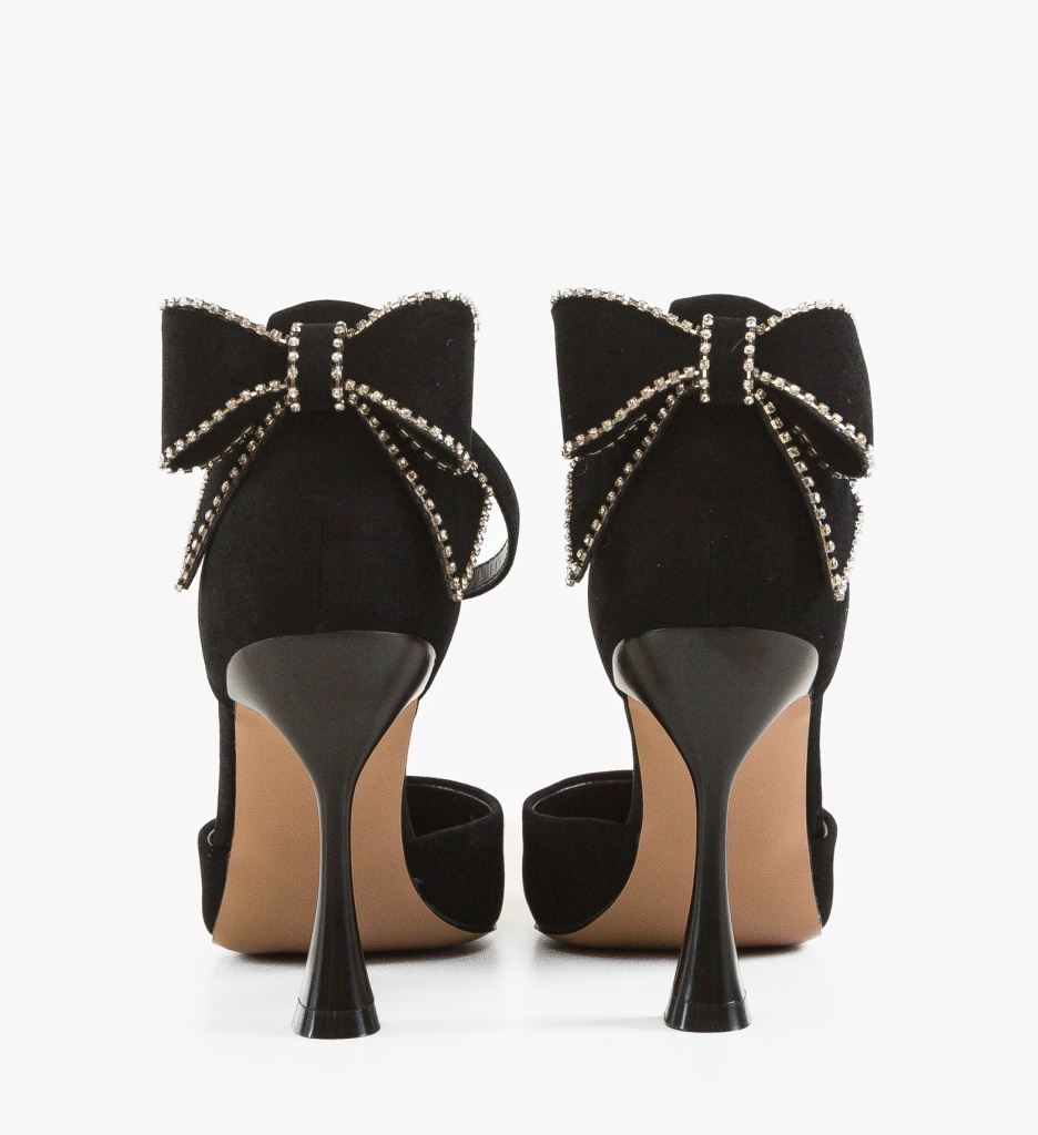 Pantofi Dama Burdy Negri Depurtat - Eleganță Maximă - imagine 5