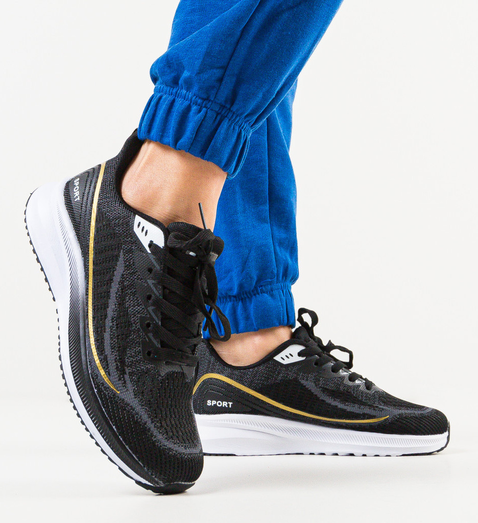 Pantofi Sport Dama Olson Negri - Confort si Stil - imagine 2