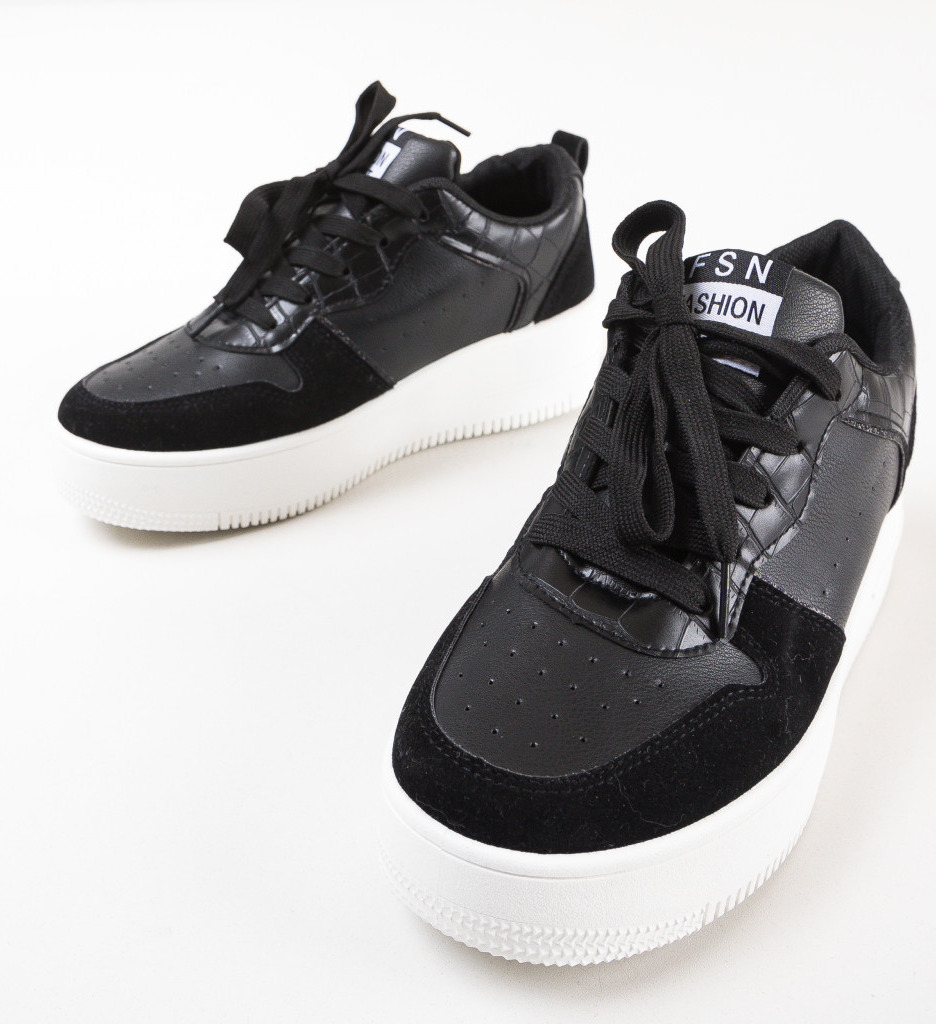 Pantofi Sport Burks Negri - Confort și Stil - imagine 6