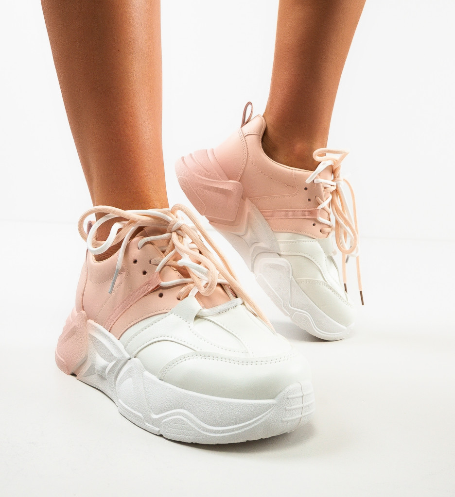 Sneakers Dama Roz - Confort și Stil Urban - imagine 2