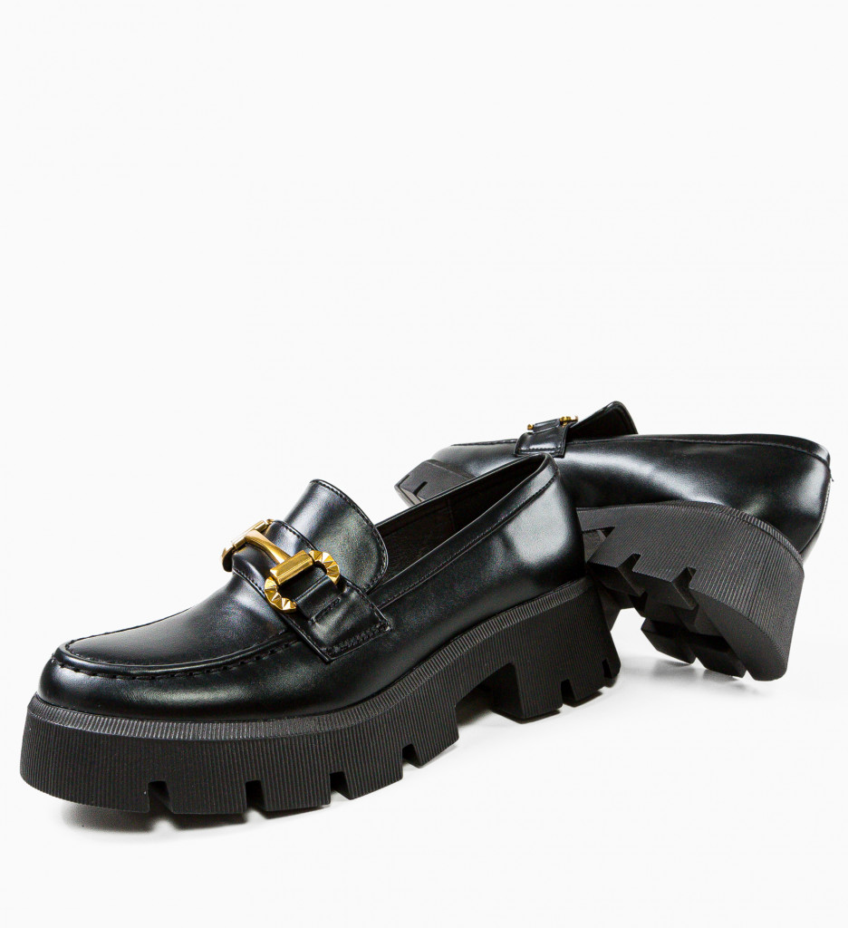 Pantofi Casual Spencer Negri - Confort & Stil - imagine 7