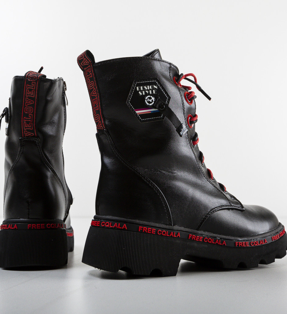 Ghete Sierra Negre Confortabile | Stil Urban - imagine 6