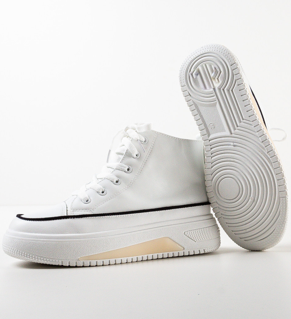 Sneakers Dama Delacruz Albi - Confort și Stil - imagine 7