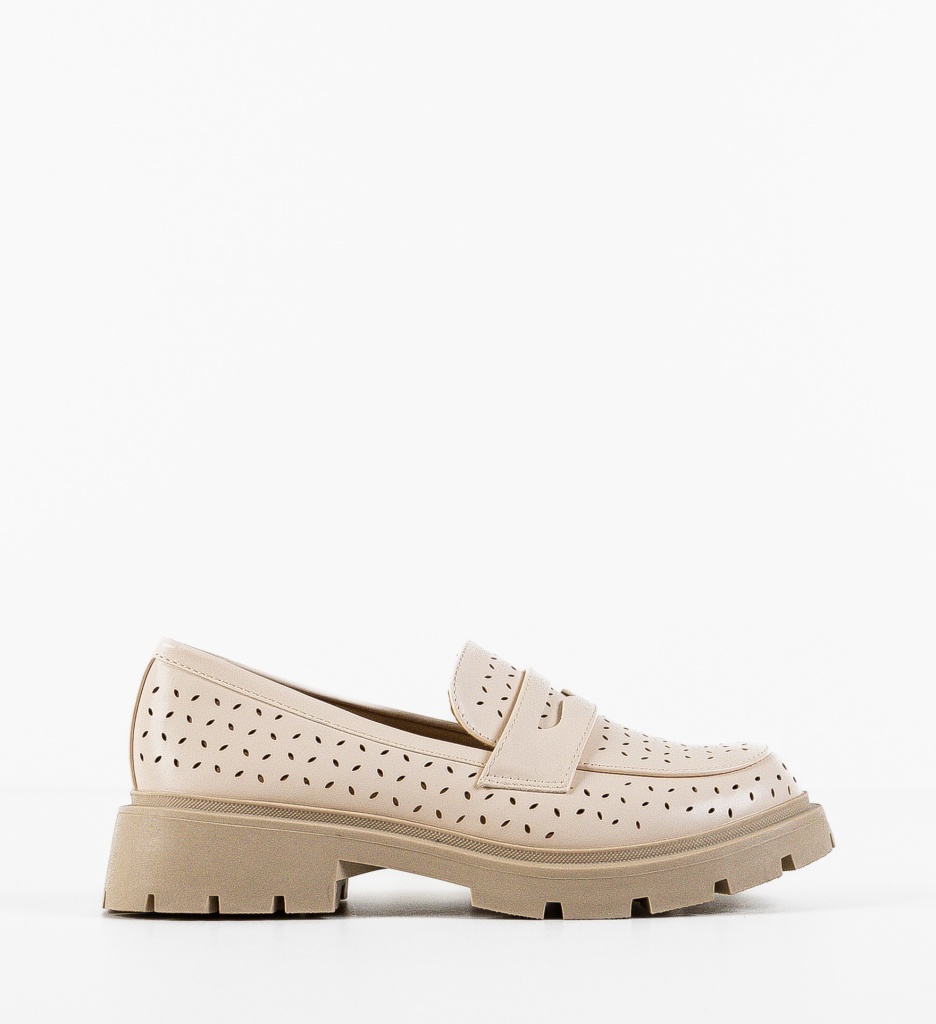 Pantofi Casual Krato Bej - Confort și Stil - imagine 4