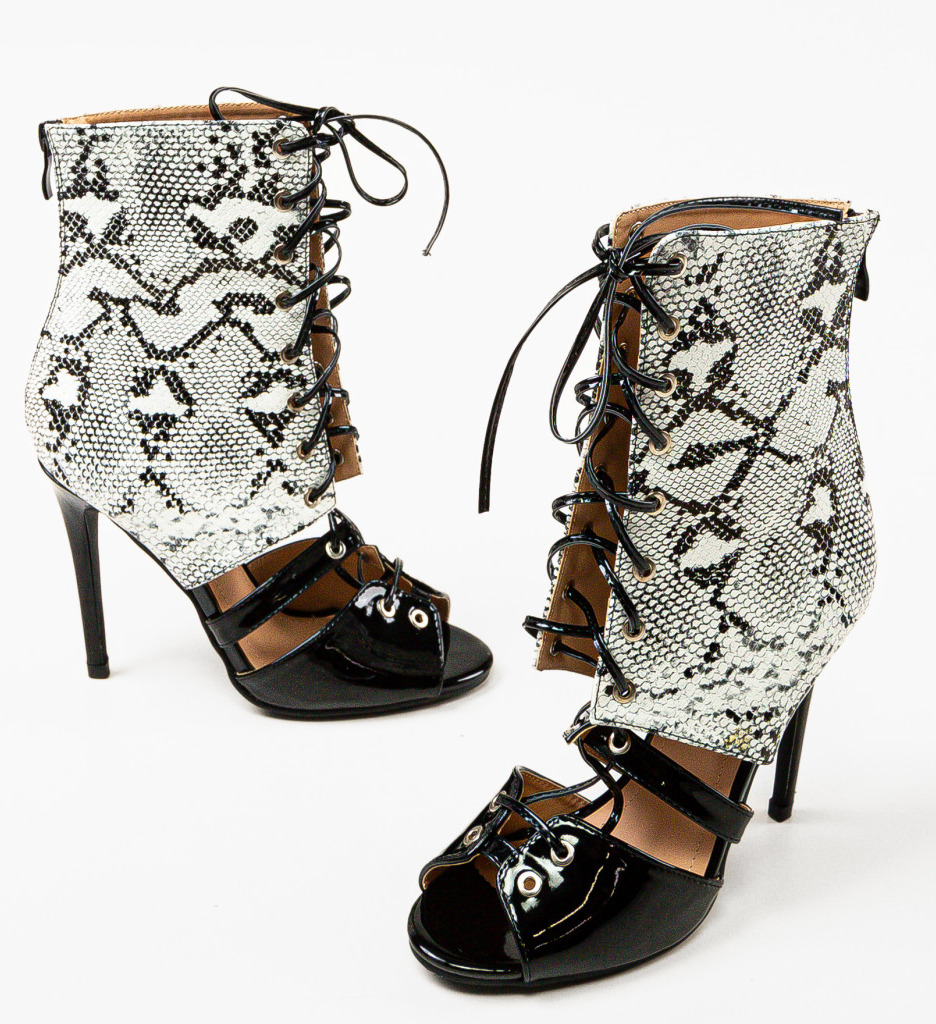 Botine Uchenna Albe - Eleganță și Confort - imagine 8