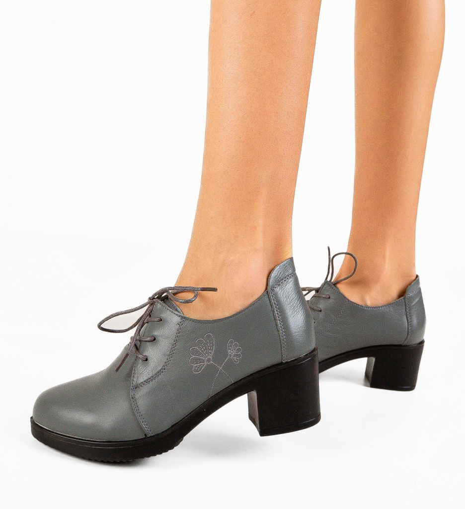 Pantofi Casual Atraxia Gri | Confort și Stil - imagine 3