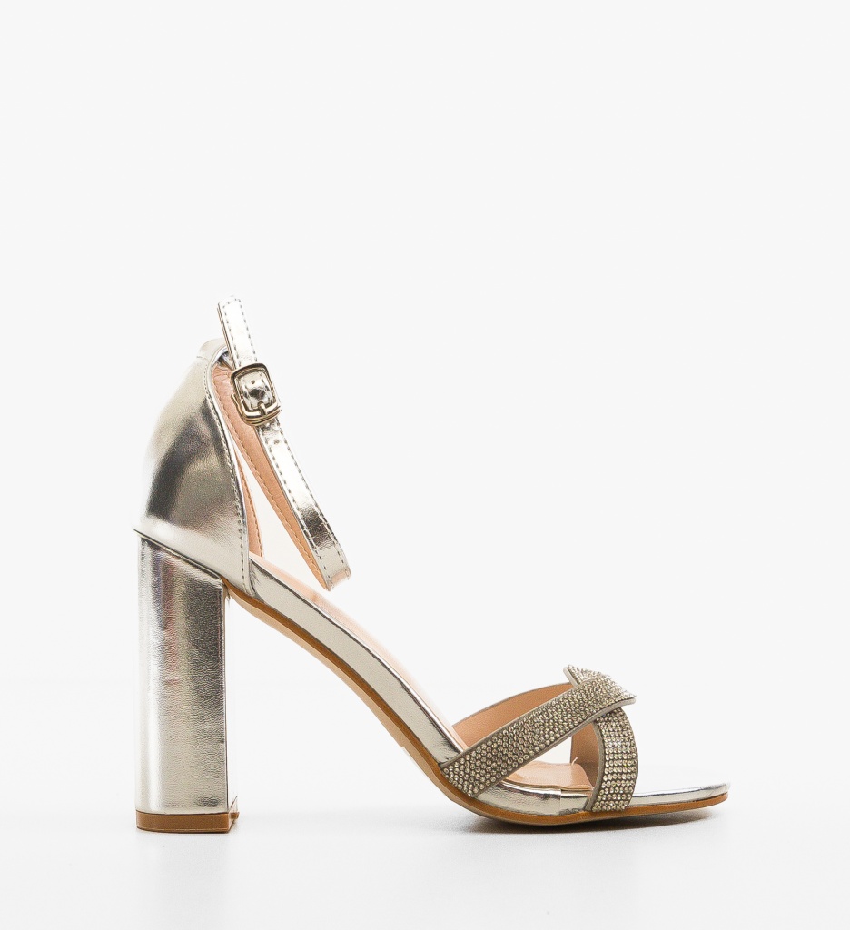 Sandale Dama Worma Argintii Elegante - imagine 4