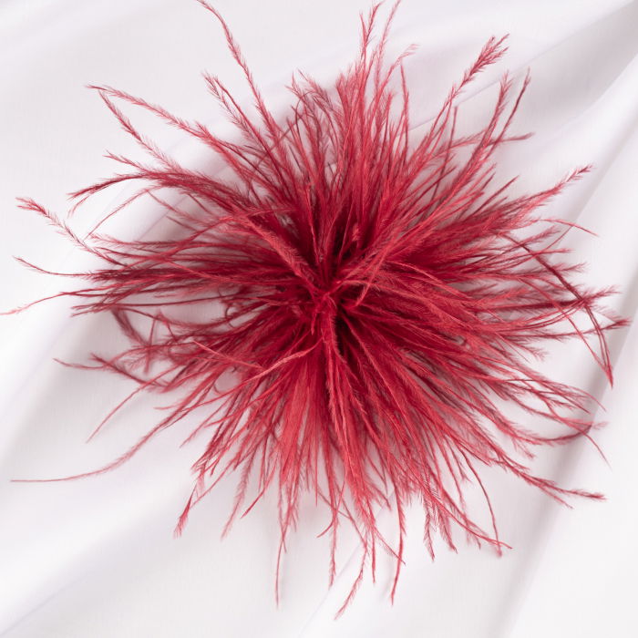 Brosa Pene Bordo Shopika | Accesoriu Elegant