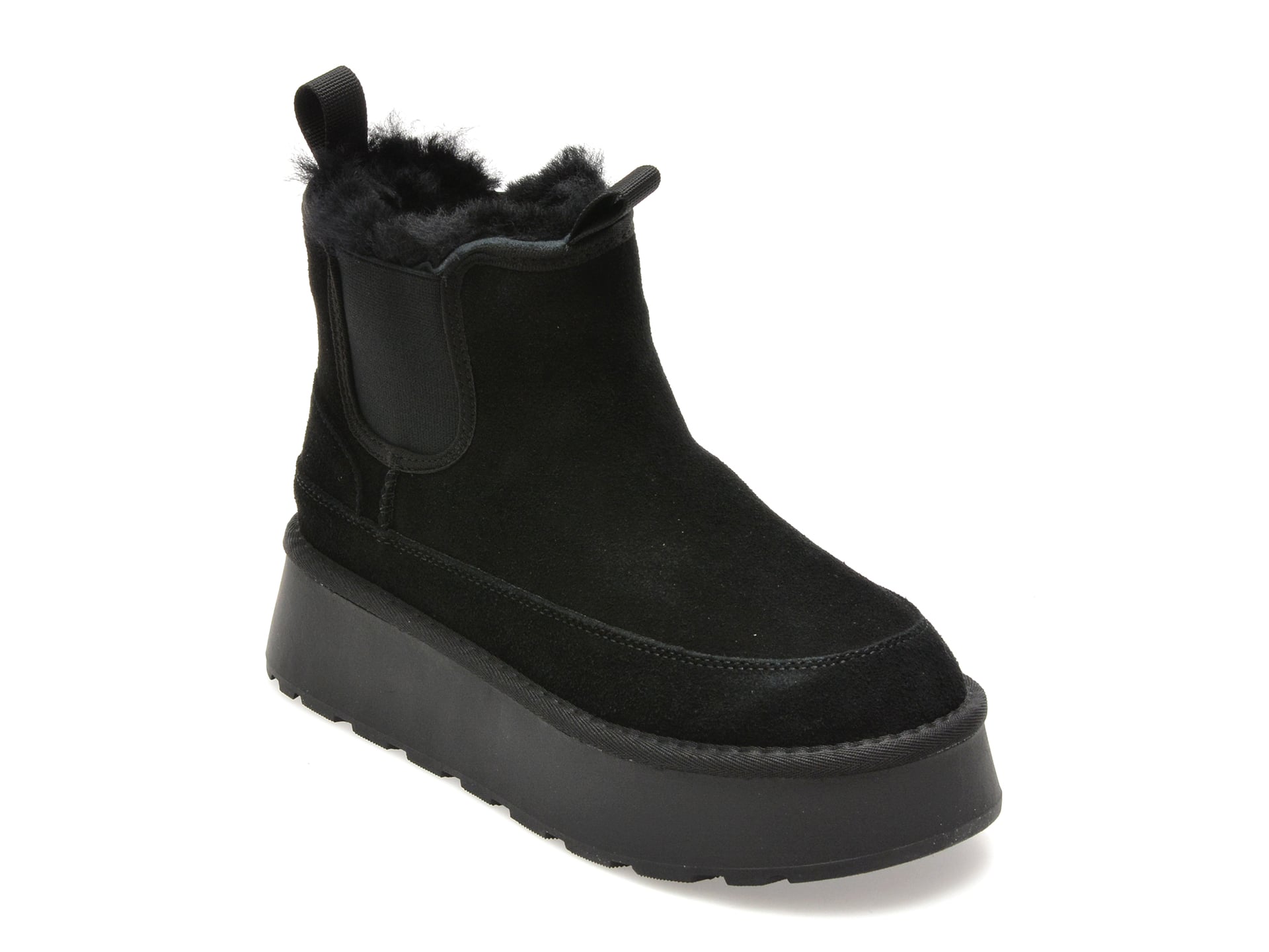 Ghete Flavia Passini Elegante, Piele Intoarsa