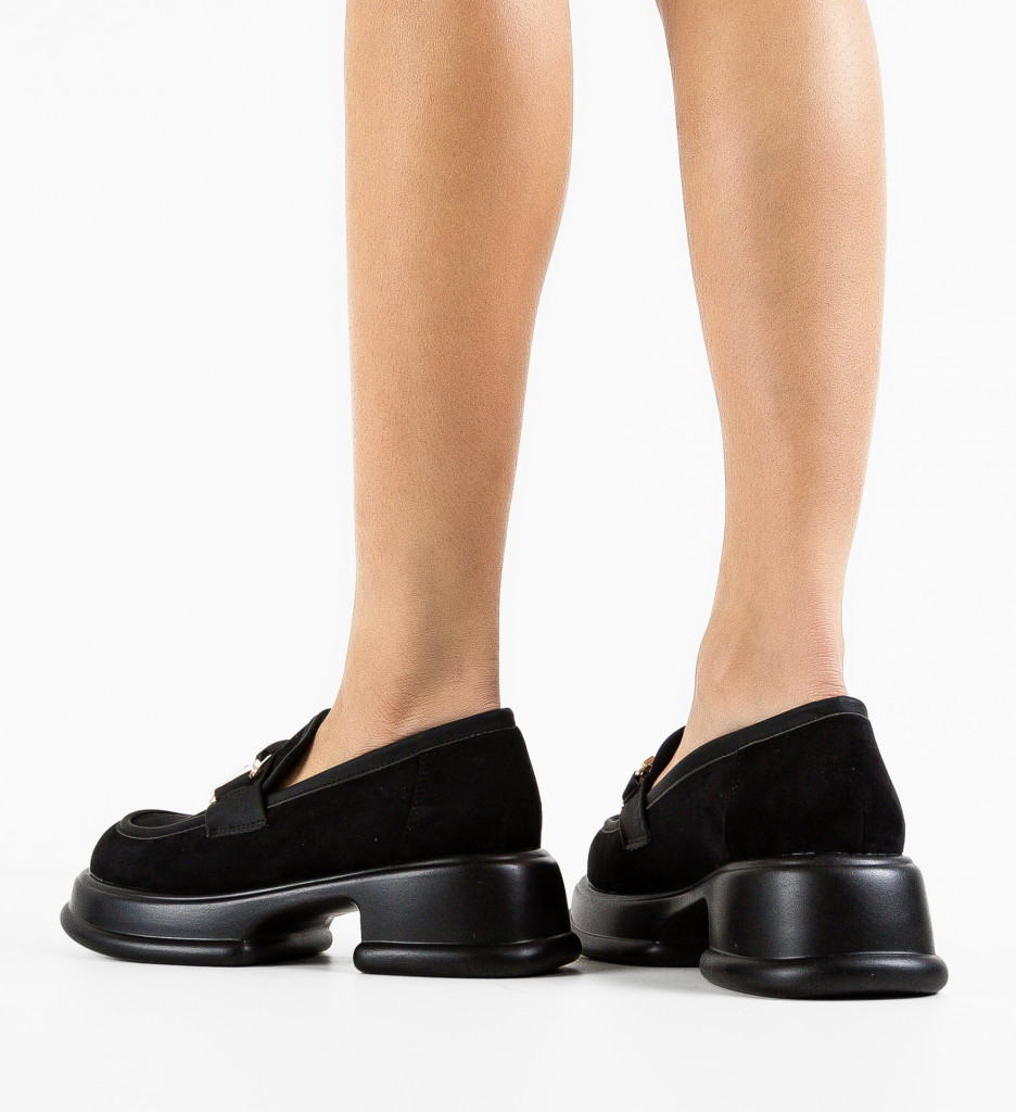 Pantofi Casual Dama Maltek Negri | Confort & Stil - imagine 4