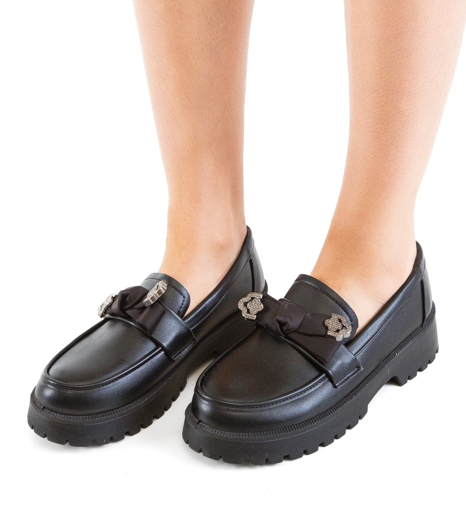 Pantofi Casual Dama Vrerru Negri – Confort Stilat