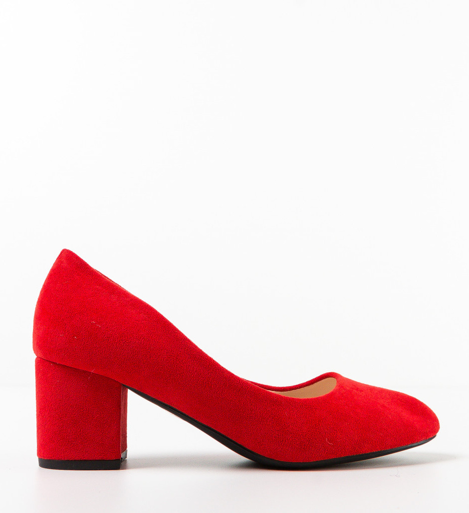 Pantofi Dama Rosii cu Toc | Eleganță și Stil - imagine 4