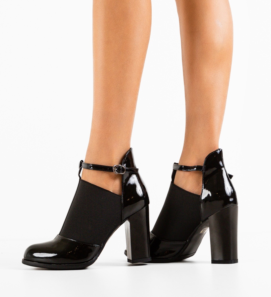 Botine Celeste Negre - Eleganță și Confort - imagine 4