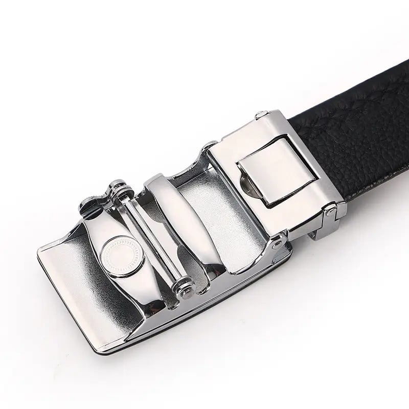 Curea Barbati Delis C-51 Negru-Argintiu, Reglabilă - imagine 2