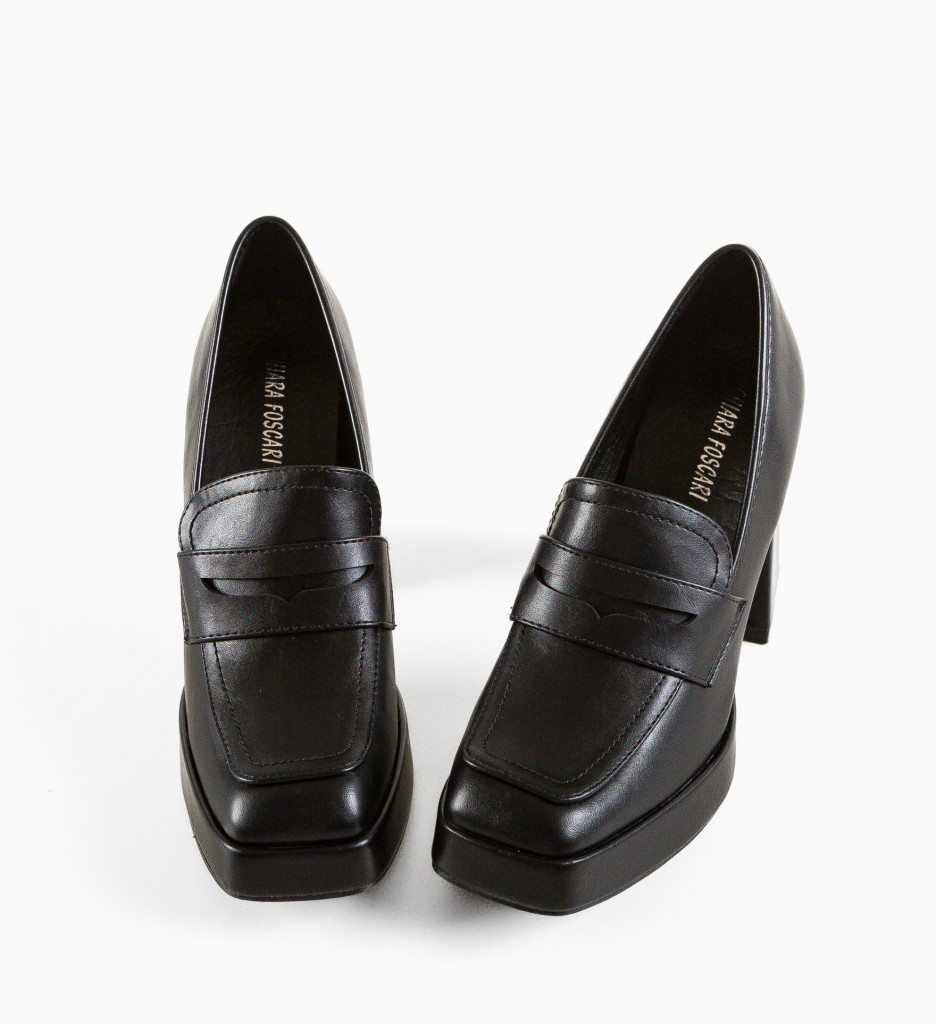 Pantofi Dama Pruit Negri cu Toc Eleganți - imagine 8