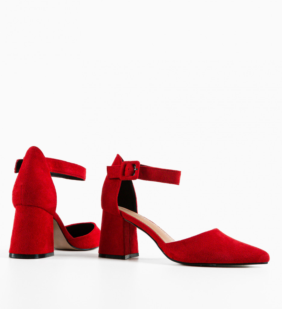 Pantofi Shard Rosii - Eleganță și Stil - imagine 7