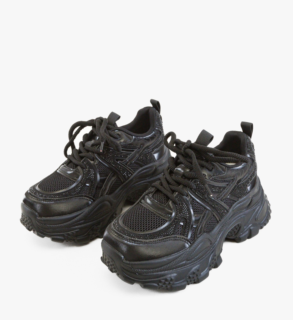 Sneakers Dama Gyran Negri | Confort & Stil - imagine 2