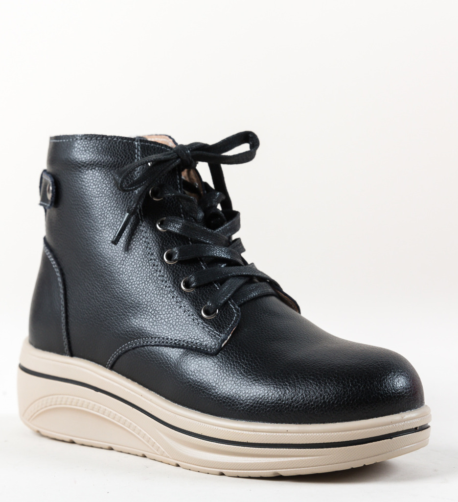 Pantofi Casual Lakiob Negri | Eleganță și Confort - imagine 6