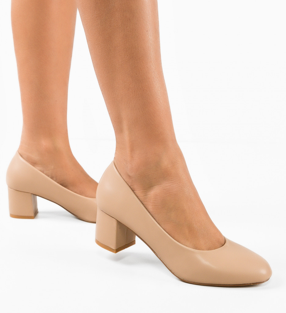 Pantofi dama Isobe Bej - Eleganță și confort - imagine 3