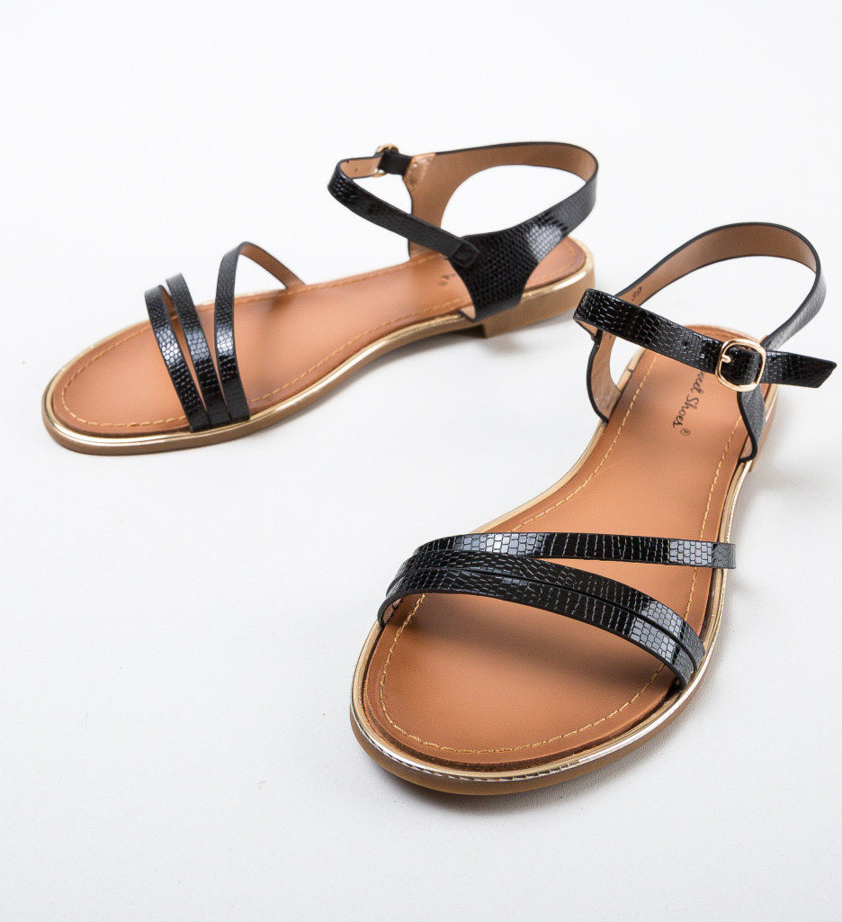 Sandale Iulius Negre | Eleganță și Confort - imagine 5