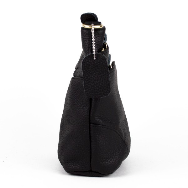 Geanta dama Missa GT1048 din piele naturala, negru - imagine 3