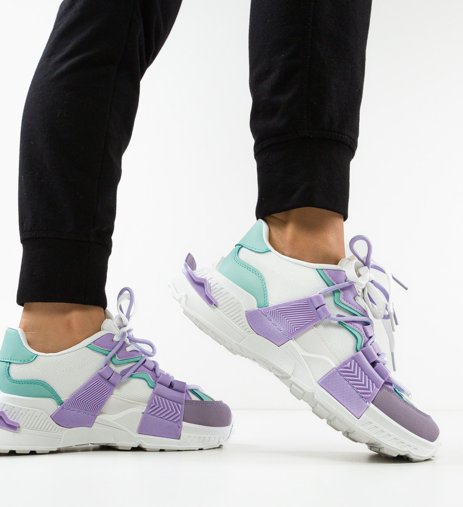 Sneakers Dama Tucker Mov - Confort si Stil - imagine 5