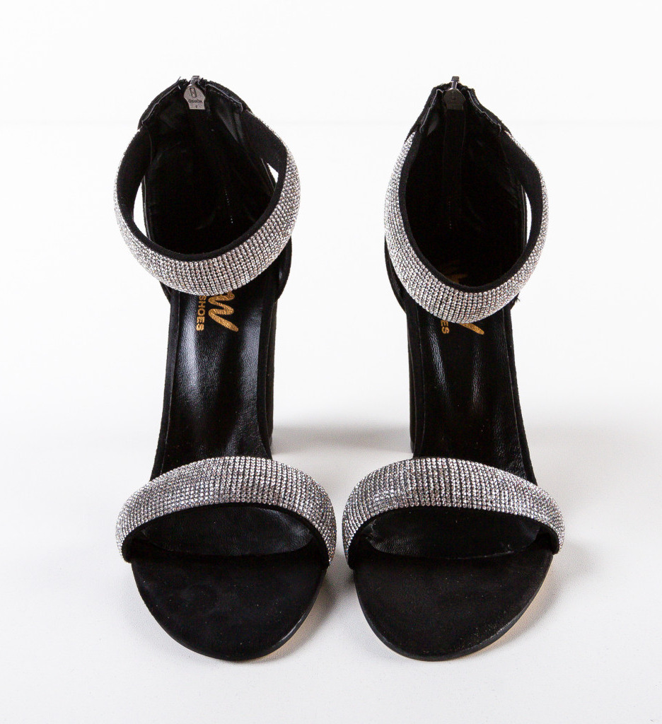 Sandale cu Toc Ragada Negre | Eleganță Asigurată - imagine 7