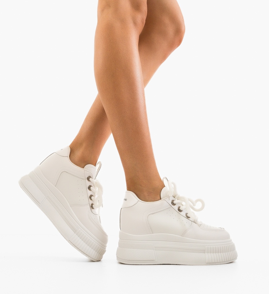 Sneakers Dama Shang Albi | Confort și Stil