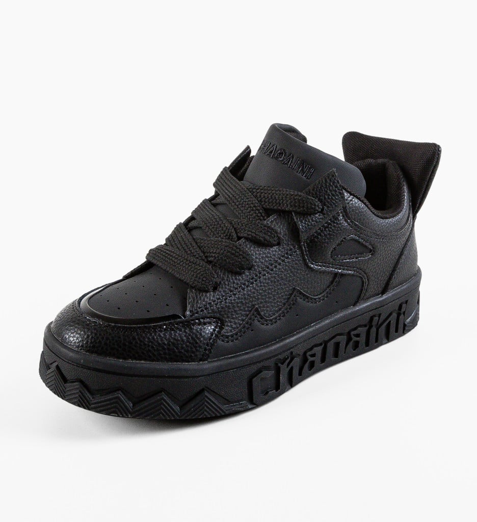 Sneakers Chaoini Negri - Confort și Stil Urban - imagine 6