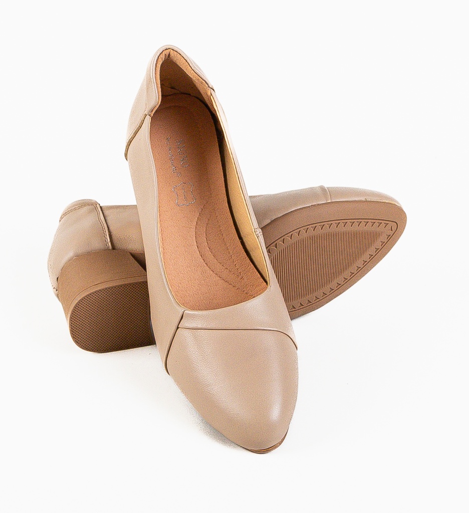 Pantofi dama Hebba Bej | Eleganță și Stil - imagine 4
