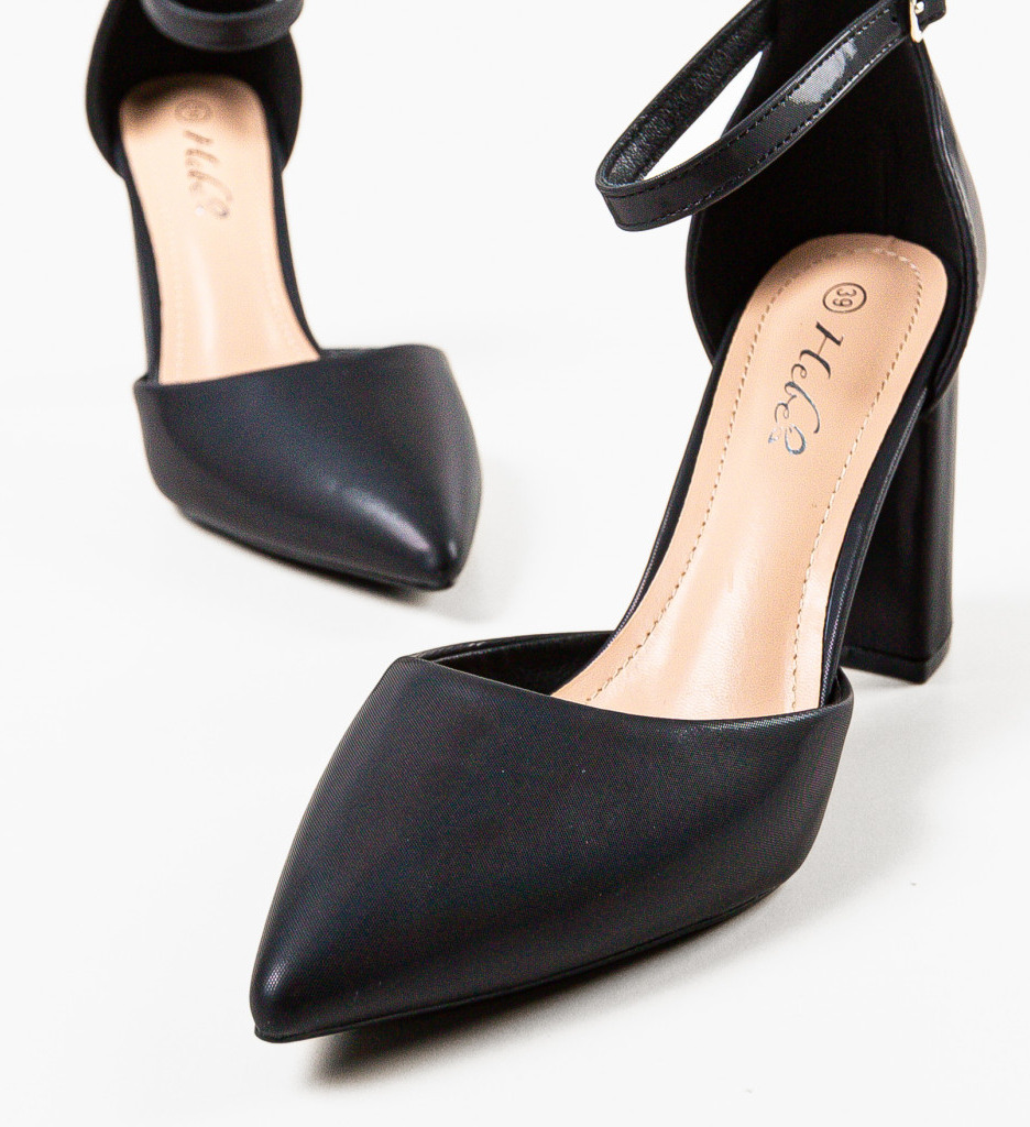 Pantofi Hugo Negri 2 cu toc elegant - imagine 7