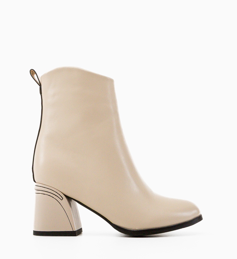Botine Dama Kara Bej | Stil și Confort Zilnic - imagine 5