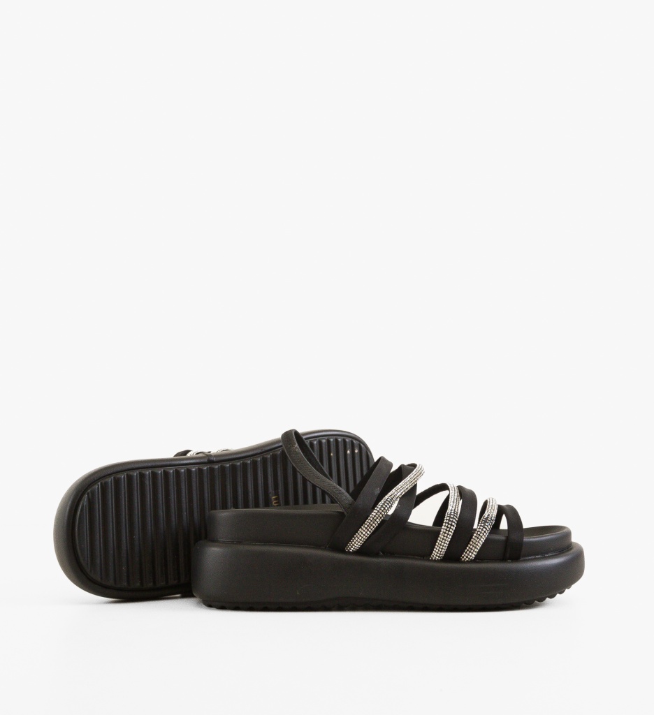 Sandale Dama Vidy Negre - Eleganță și Confort - imagine 2