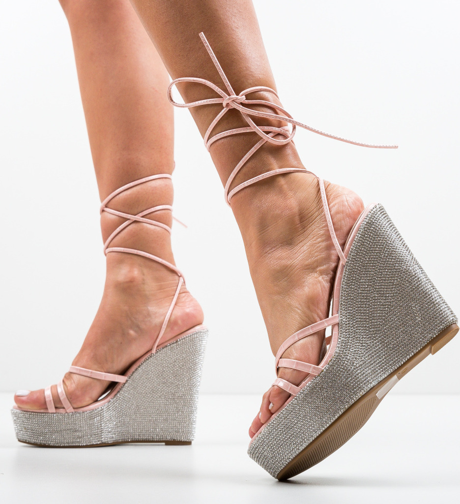 Platforme Feriho Roz - Stil și Înălțime - imagine 1