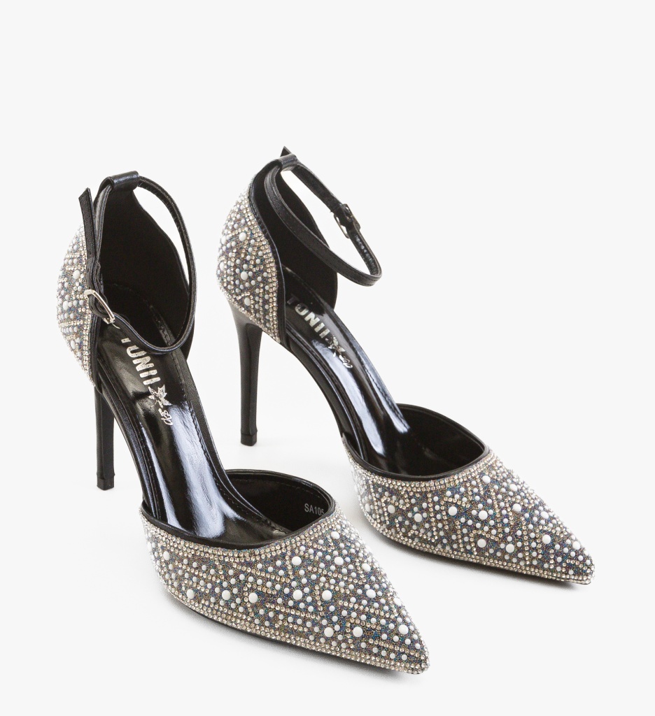 Pantofi cu toc Regal Negri - Eleganță și Stil - imagine 5