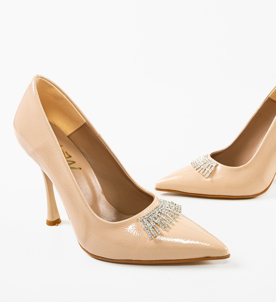 Pantofi Perma Bej Eleganți - Stil și Confort - imagine 5