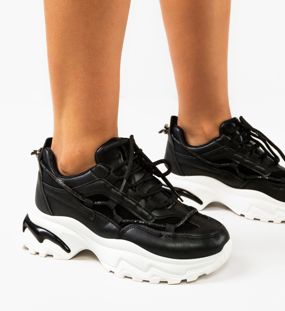 Sneakers dama Heathe Negri - Confort Sport - imagine 3