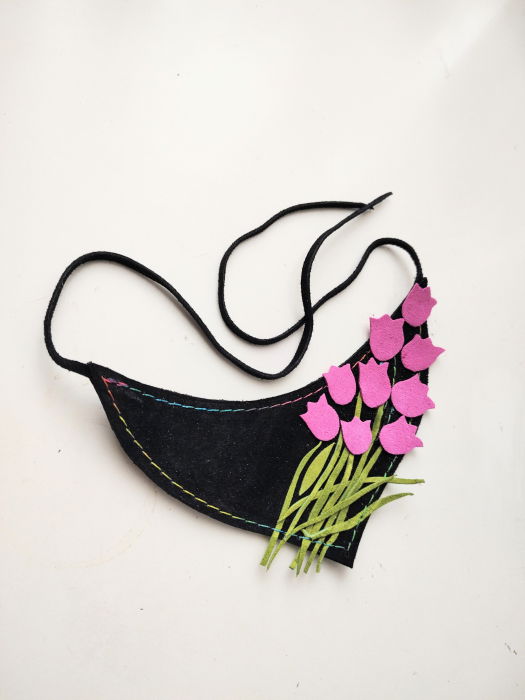 Colier Eleganta cu Lalele Roz | Shopika