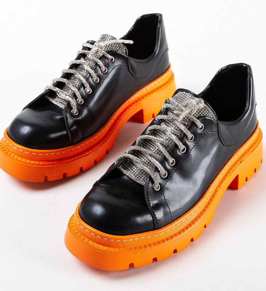 Pantofi Casual Dama Negri - Confort Stilat - imagine 5