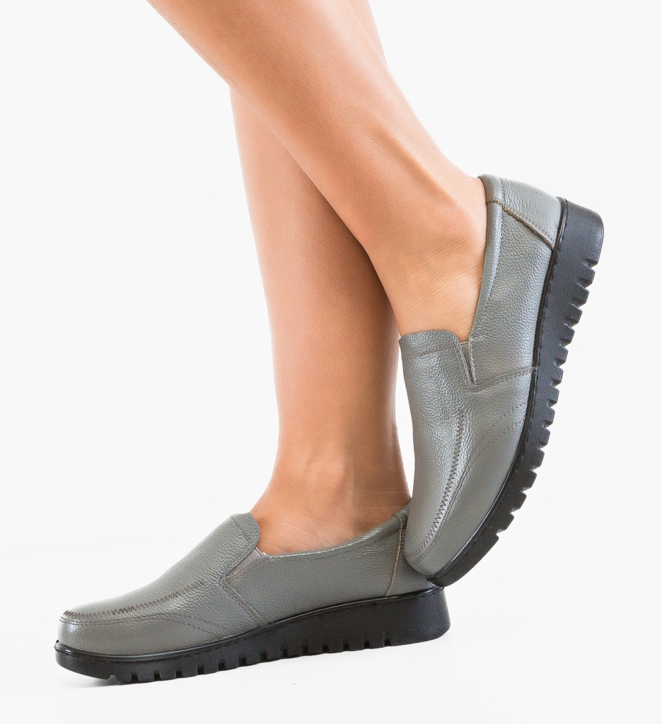 Pantofi Casual Gherghy Gri – Confort și Stil - imagine 5