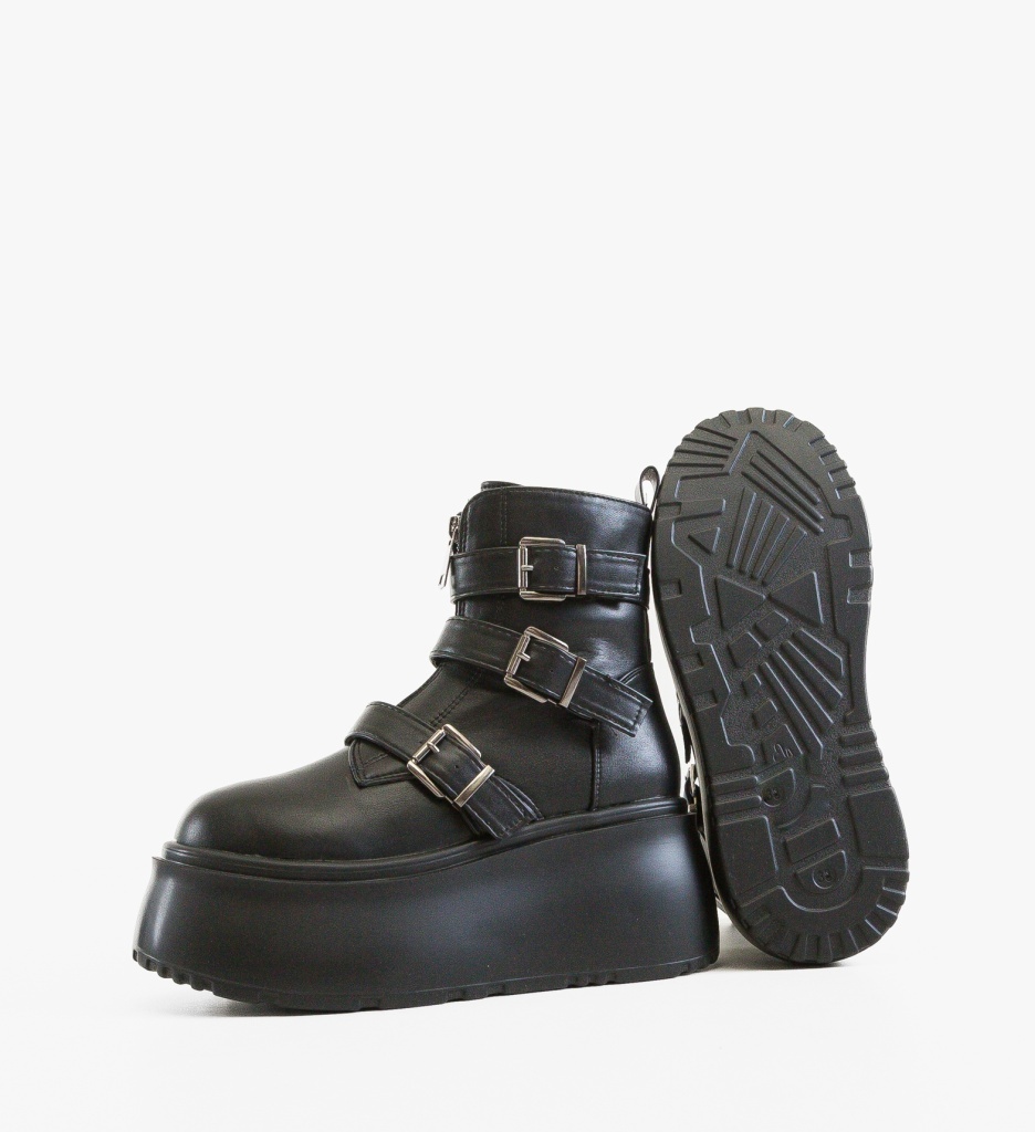 Ghete Dama Negre Elegante Carolt - imagine 6