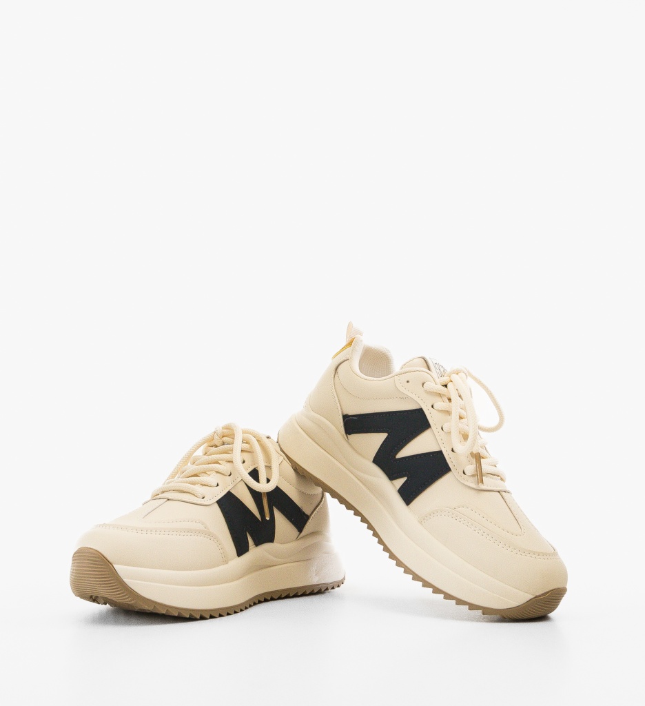 Sneakers Zuhra Bej 2 - Confort și Stil - imagine 5