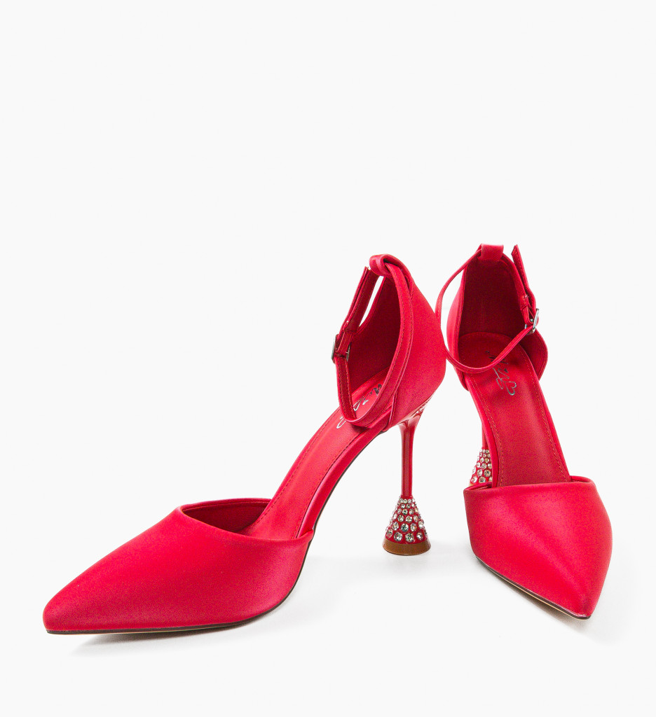 Pantofi Dama Deanna Rosii - Stil și Eleganță - imagine 5