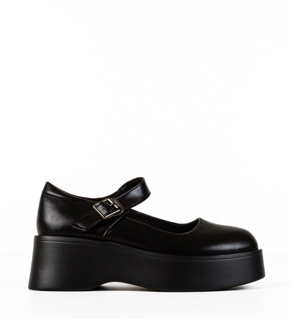 Pantofi Casual Madylu Negri - Confort Stilat - imagine 4
