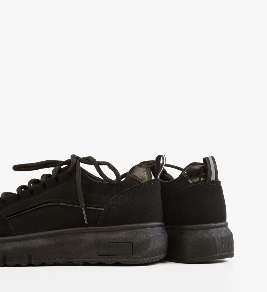 Sneakers Dama Elys Negru - Confort & Stil - imagine 8
