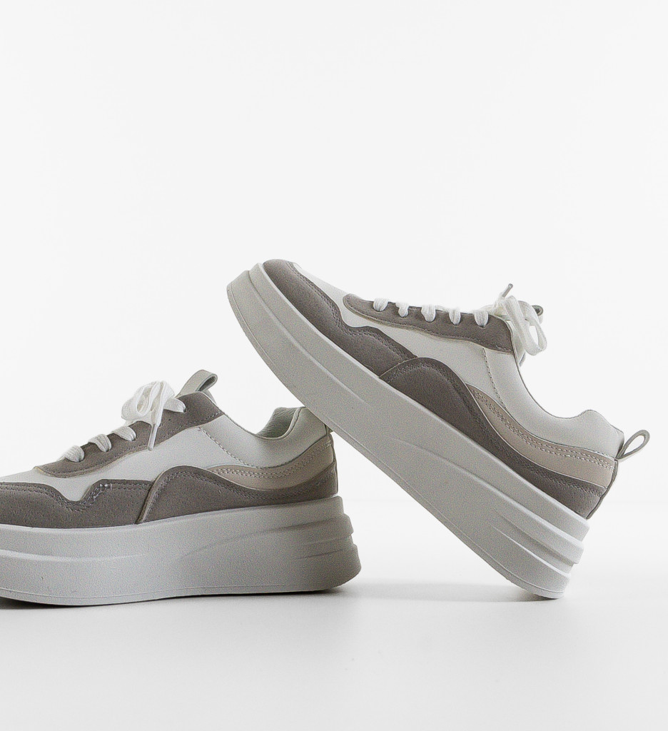 Sneakers Oradela Gri 2 - Confort și Stil - imagine 5
