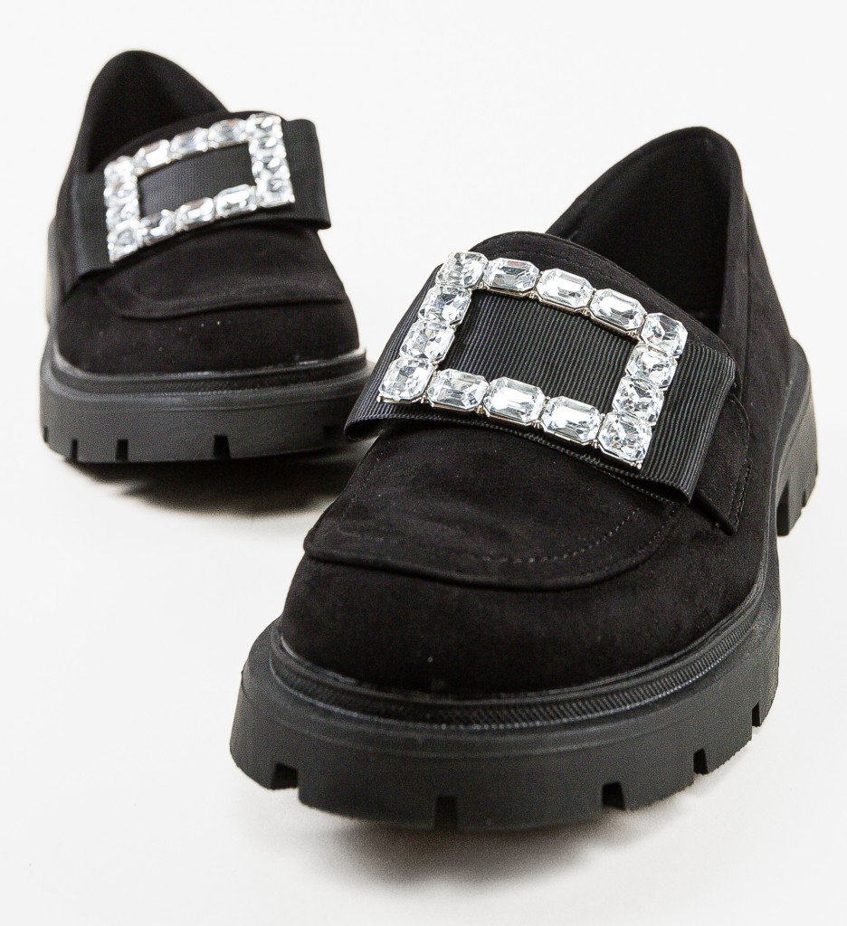 Pantofi Casual Dama Tageb Negri - Confort și Stil