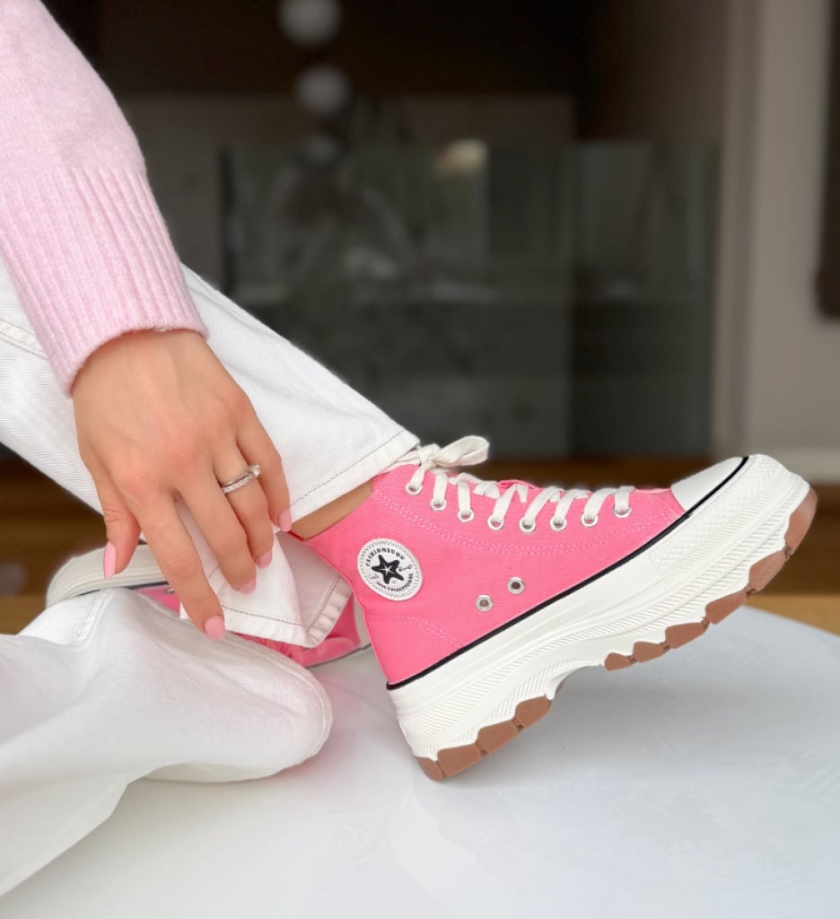 Sneakers Dama Puss Roz - Confort si Stil Sportiv